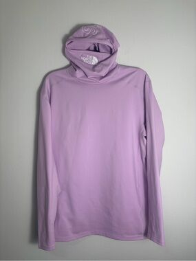 Supreme x The North Face Purple Hooded Face Mask Layer Long Sleeve Size Medium M